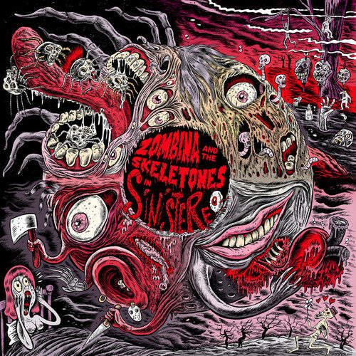 Zombina & the Skeletones - In Sinistereo - Red (Vinyl)