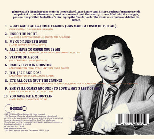 Johnny Bush - The Sound of a Heartache (CD)