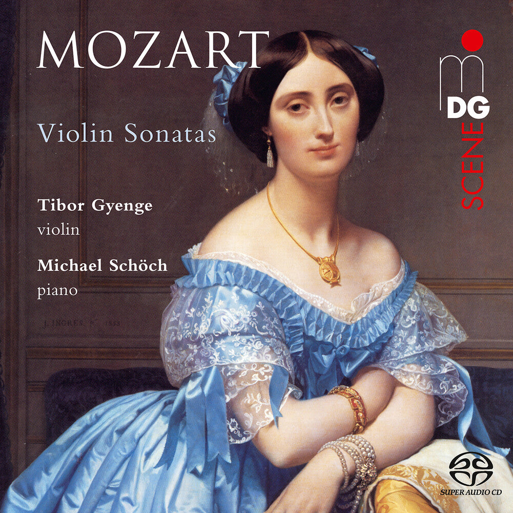 the album cover for Tibor Gyenge - Mozart: Violin Sons
