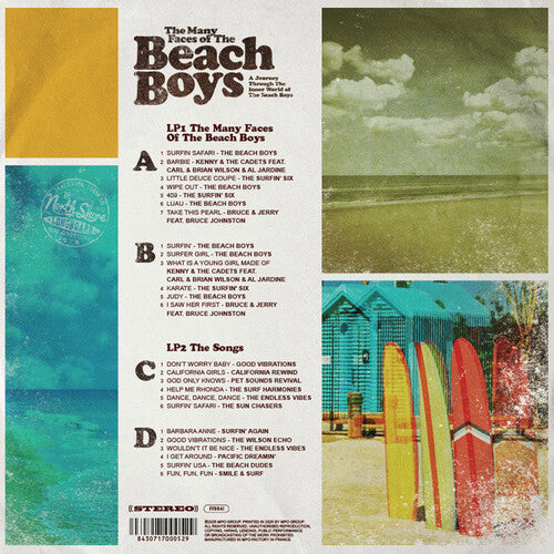 Many Faces Of The Beach Boys / Various - Yellow Marble & Cyan Marble Vinyl (Vinyl)