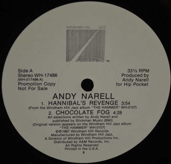 Andy Narell : Hannibal's Revenge (12", Promo)