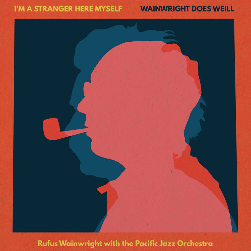 the album cover for Rufus Wainwright - I'm A Stranger Here Myself - Wainwright Does Weill