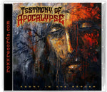the album cover for Testimony Of Apocalypse - Agony In The Garden