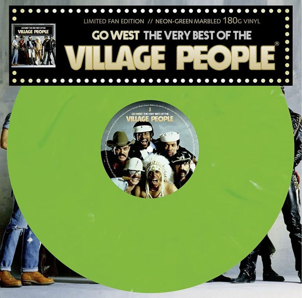 the album cover for Village People - Go West: The Very Best Of The Village People (Grn)