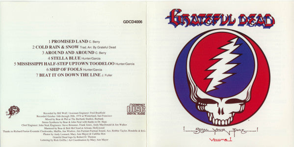 Grateful Dead* : Steal Your Face (2xCD, Album)