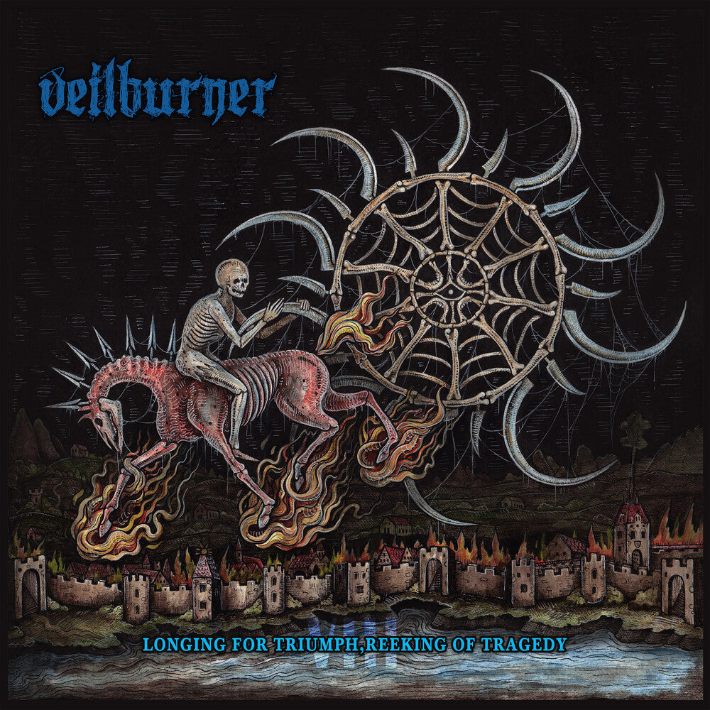 the album cover for Veilburner - Longing For Triumph Reeking Of Tragedy