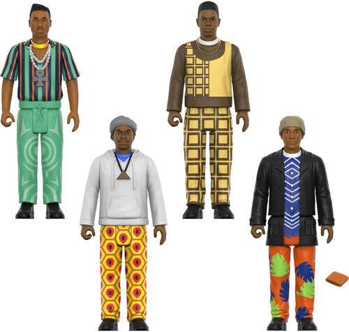 Super7 - A Tribe Called Quest - ReAction Figures - People's Instinctive Travels and the Paths of Rhythm 4-Pack