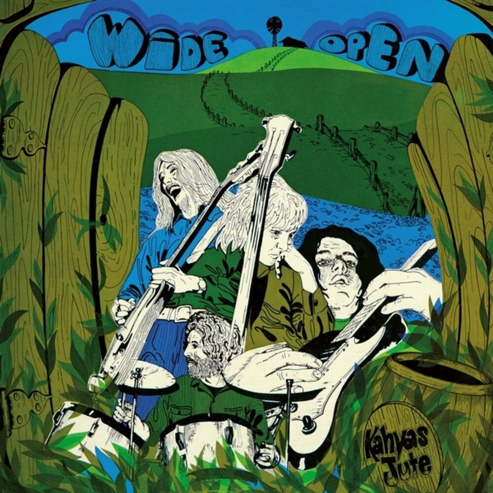 the album cover for Kahvas Jute - Wide Open