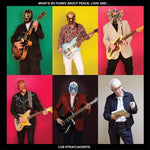 the album cover for Los Straitjackets - What's So Funny About Peace, Love and Los Straitjackets
