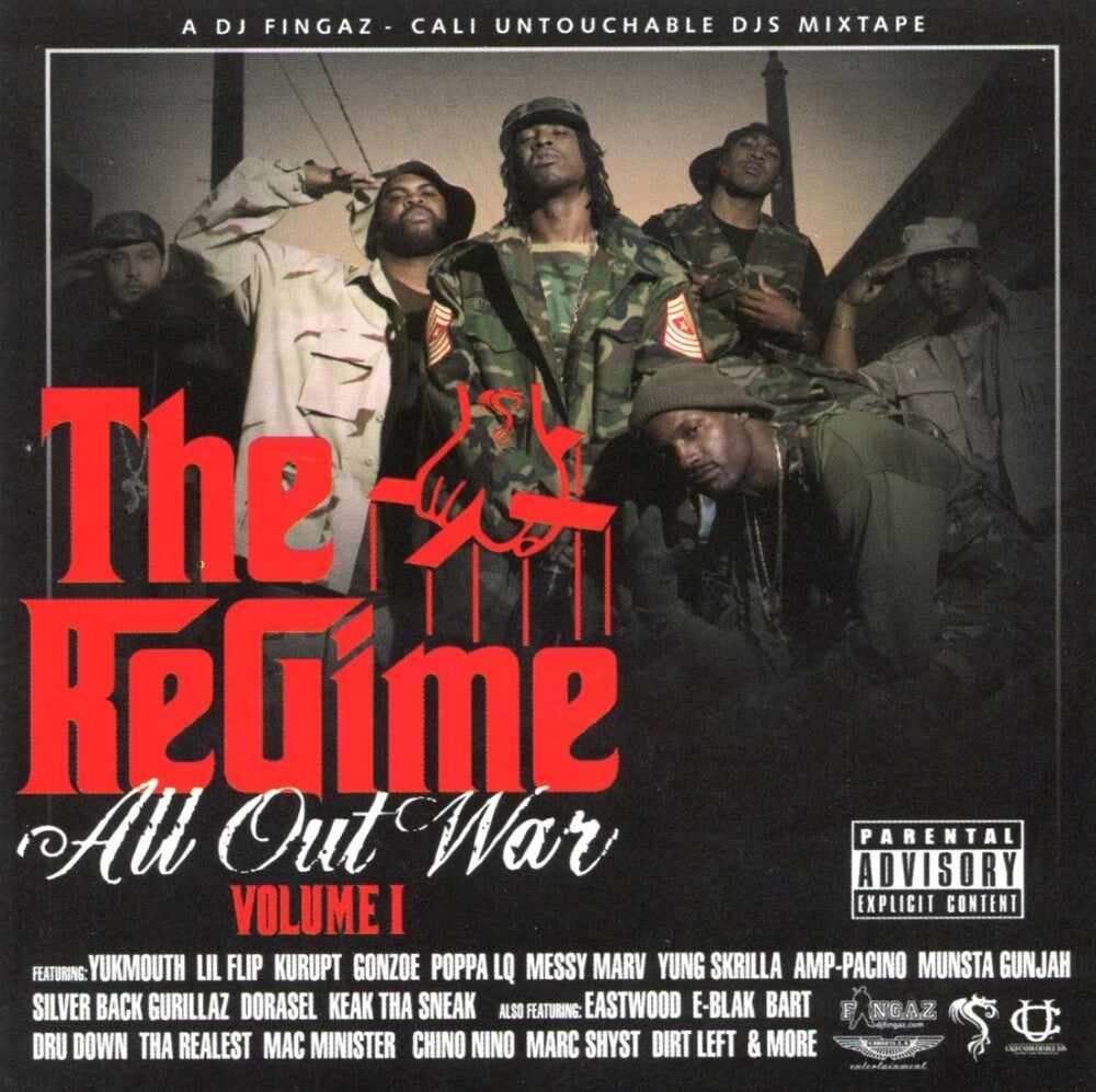 the album cover for Yukmouth - All Out War Vol. 1