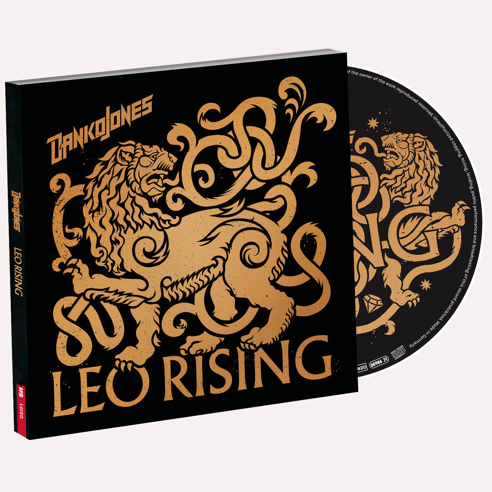 the album cover for Danko Jones - Leo Rising