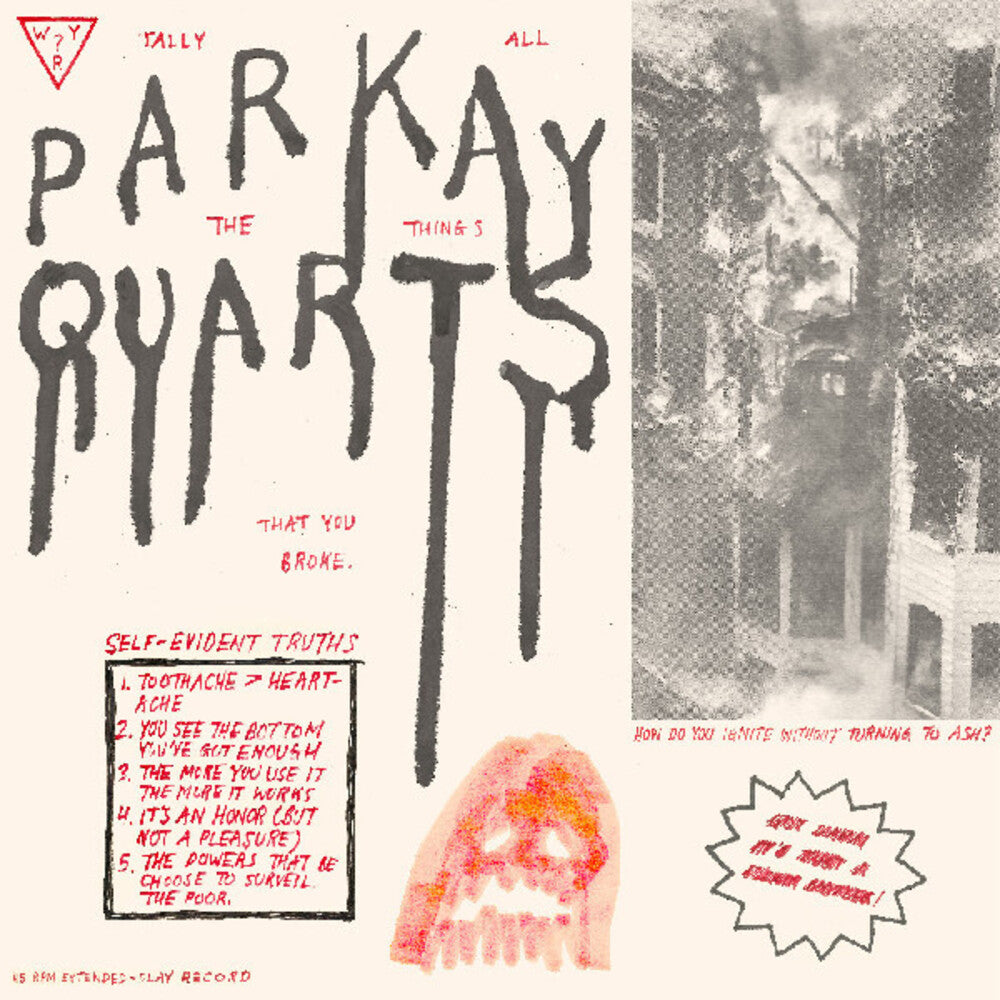 the album cover for Parquet Courts - Tally All The Things You Broke (Ep)