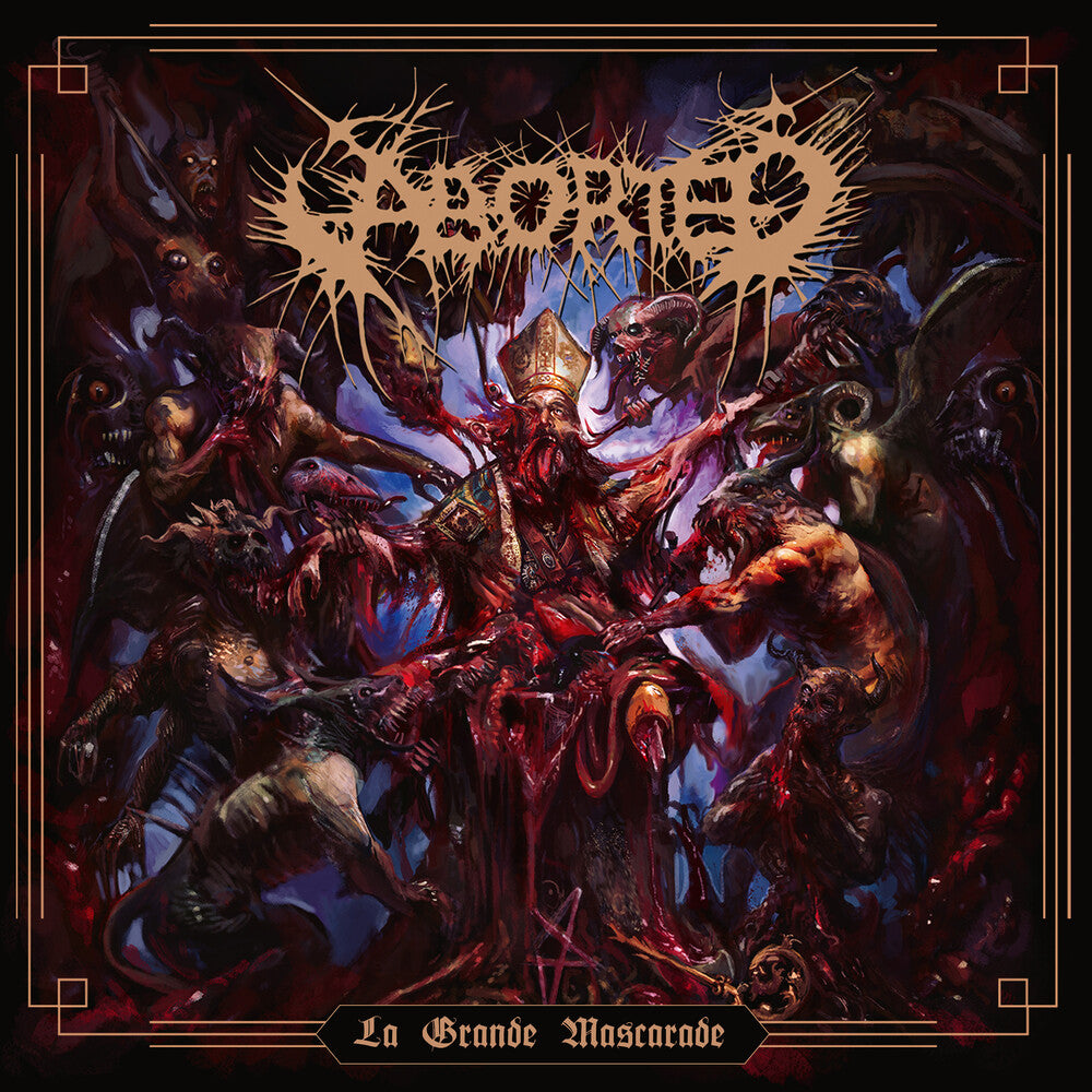 the album cover for Aborted - La Grande Mascarade