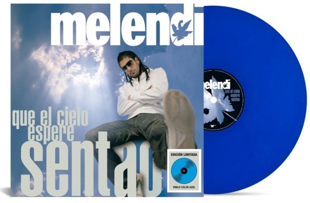 the album cover for Melendi - Que El Cielo Espere Sentao - Blue Vinyl (Blue)