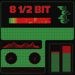 the album cover for Pdqb - 8 1/2 Bit Replays