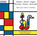 the album cover for Giovanni ScarpaBattista - Works For Vn & Saxophone