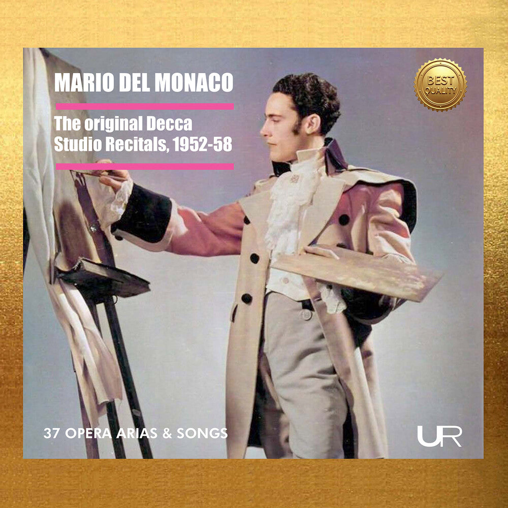 the album cover for Mario MonacoDel - Mario Del Monaco: Original Decca Studio Recitals 1