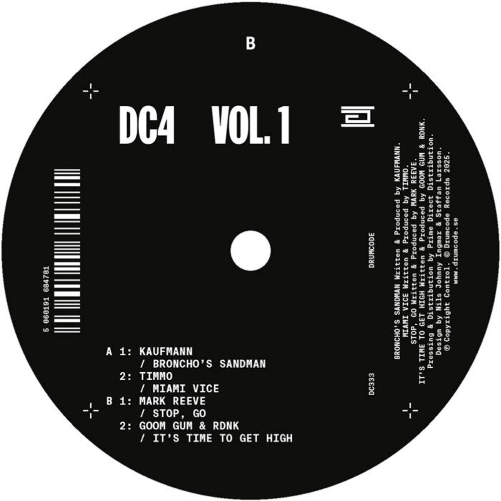 the album cover for Dc4 Vol. 1 / Various - Dc4 Vol. 1 / Various