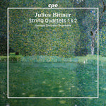 the album cover for Thomas Christian Ensemble - Julius Bittner: Str Quartets 1 & 2