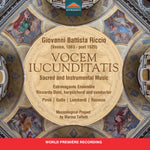 the album cover for Estrovagante Ensemble - Giovanni Battista Riccio: Vocem Iucunditatis