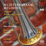 the album cover for Juan MartinezGonzalez - Mediterranean Melodies