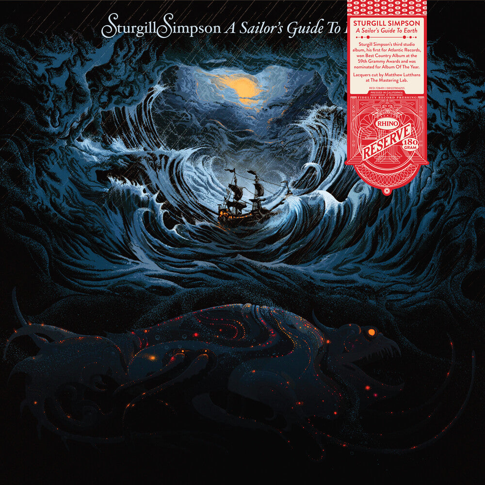 the album cover for Sturgill Simpson - Sailor's Guide To Earth (Syeor26)(Rhino Reserve)