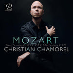 the album cover for Christian Chamorel - Piano Sonatas