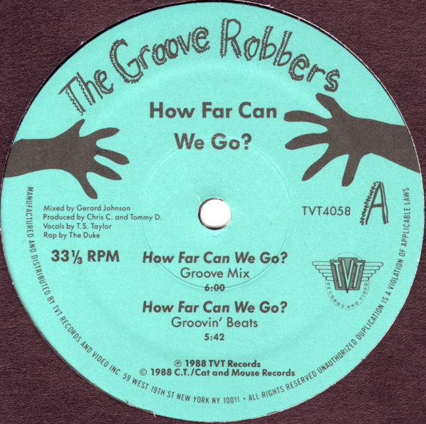 The Groove Robbers (2) : How Far Can We Go? (12", Emw)