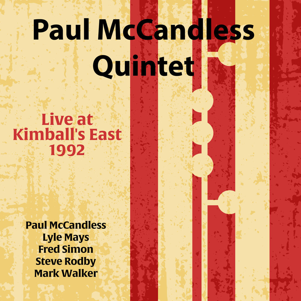 the album cover for Paul Mccandless - Live At Kimball's East 1992