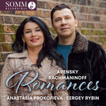 the album cover for Anastasia Prokofieva - Arensky & Rachmaninoff: Romances
