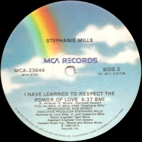 Stephanie Mills : Rising Desire / I Have Learned To Respect The Power Of Love (Remixed Version) (12", Single)