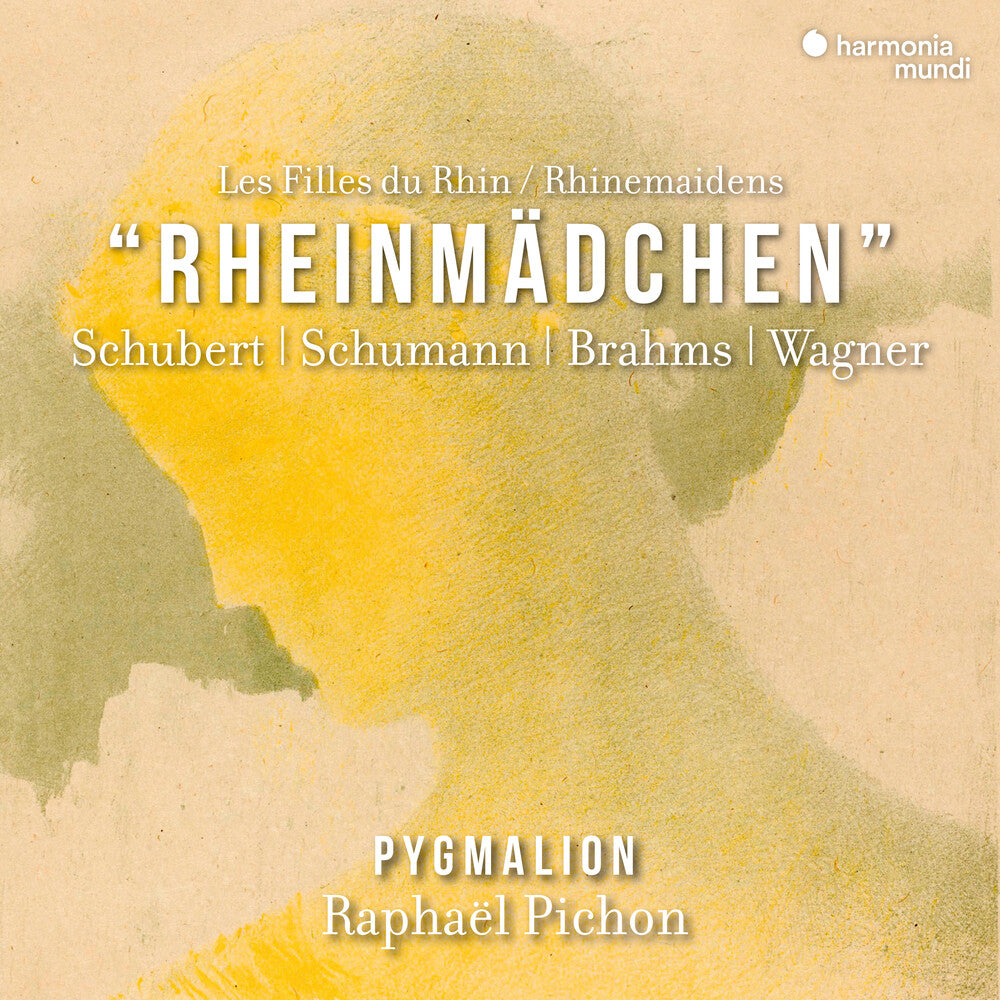 the album cover for Raphael Pichon/ Pygmalion - Schubert, Schumann, Brahms & Wagner: Rheinmadchen