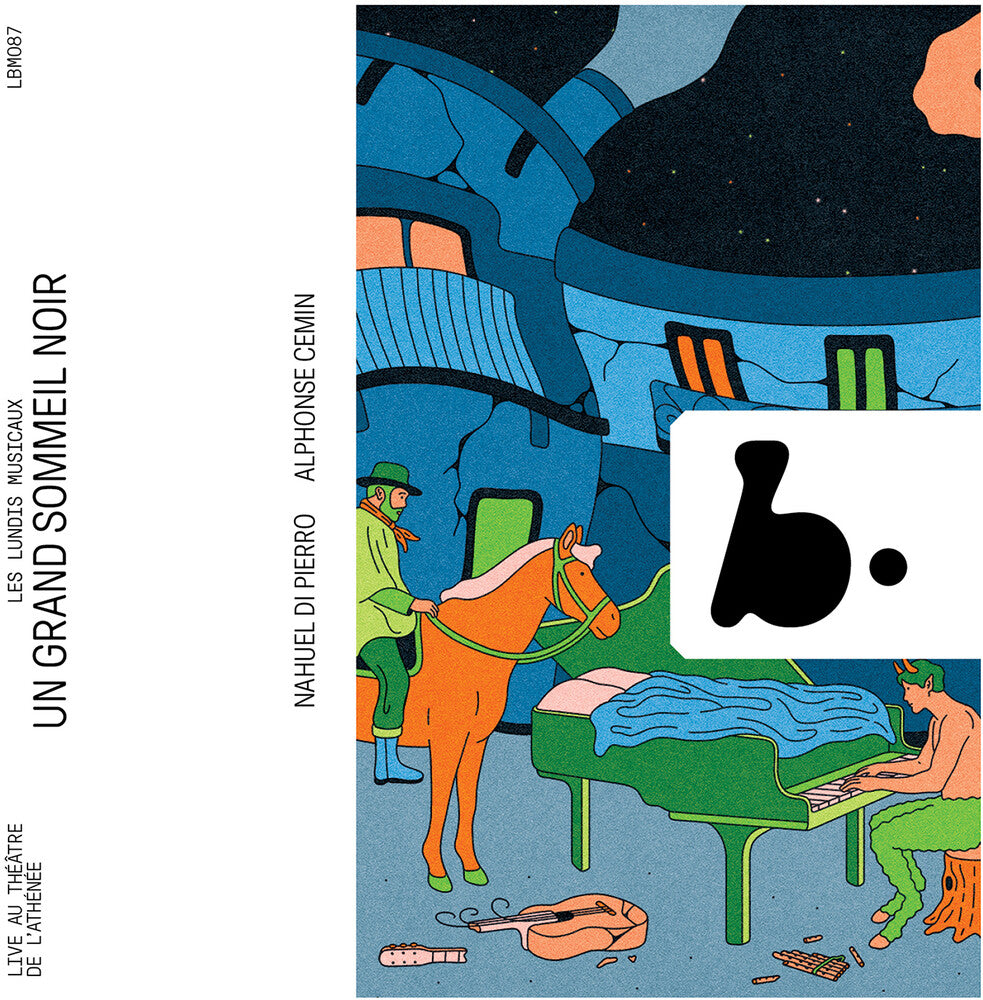 the album cover for Nahuel PierroDi - Un Grand Sommeil Noir (Live)