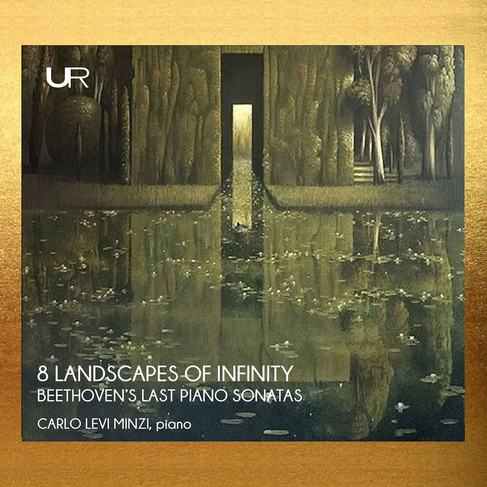 the album cover for Carlo MinziLevi - Eight Images Of Infinity - Beethoven S Last Pno