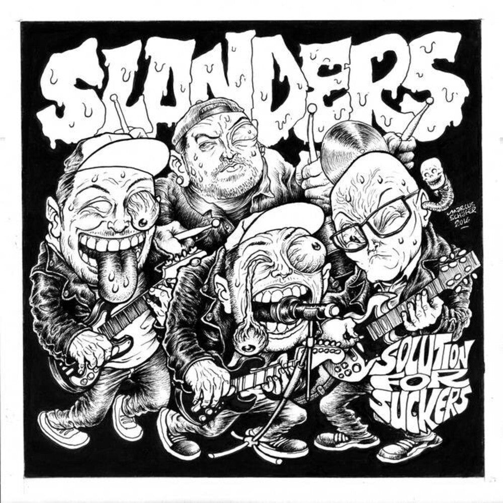 the album cover for Slanders - Solution For Suckers