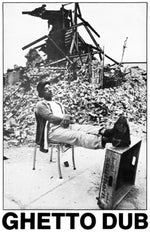 the album cover for Bim Sherman - Ghetto Dub