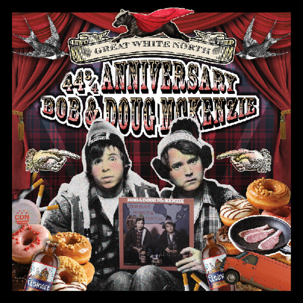 the album cover for Bob Mckenzie& Doug - Great White North & Strange Brew 44 3/4