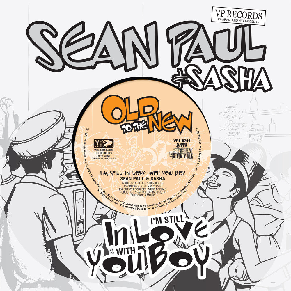 the album cover for Sean Paul/ Sasha - I'm Still In Love With You