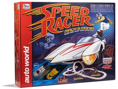 Auto World - Speed Racer: Mach 5 Mania HO Slot Car Race Set (Toys)