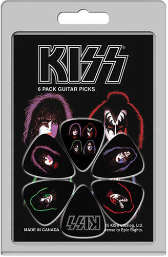 Kiss - Faces - Guitar Picks (6 Pack)