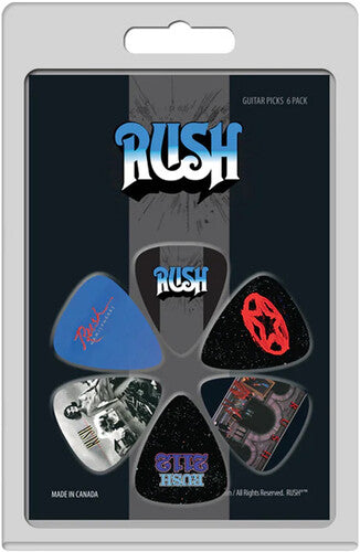 Rush - Albums - Guitar Picks (6 Pack)