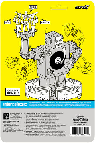 Super7 - Beastie Boys - ReAction Figures Wv4 - Mike D (Intergalactic Crossing Guard) (Toys)