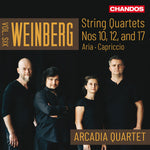 the album cover for Arcadia Quartet - Weinberg: String Quartets Vol. 6