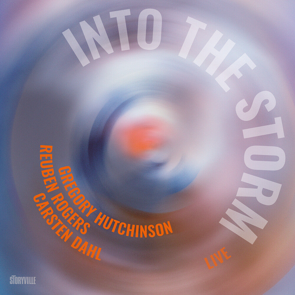 the album cover for Carsten Dahl/ Rogers,Reuben / Hutchinson,Gregory - Into The Storm (Uk)