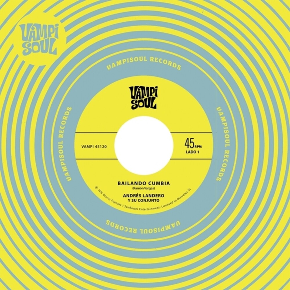 the album cover for Andres Landero/ Su Conjunto - Bailando Cumbia