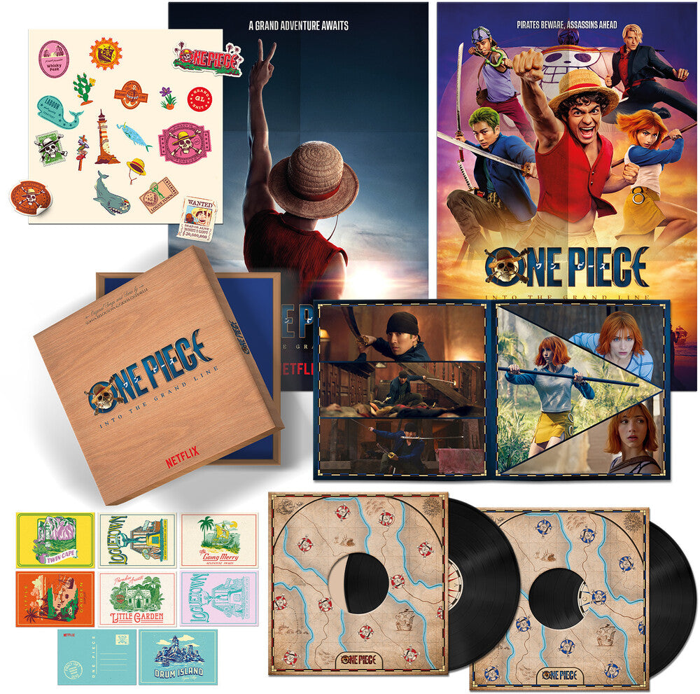 the album cover for Sonya Belousova/ Ostinelli,Giona (Box) (Post) - One Piece: Into Grand - Ost (Box) (Post)