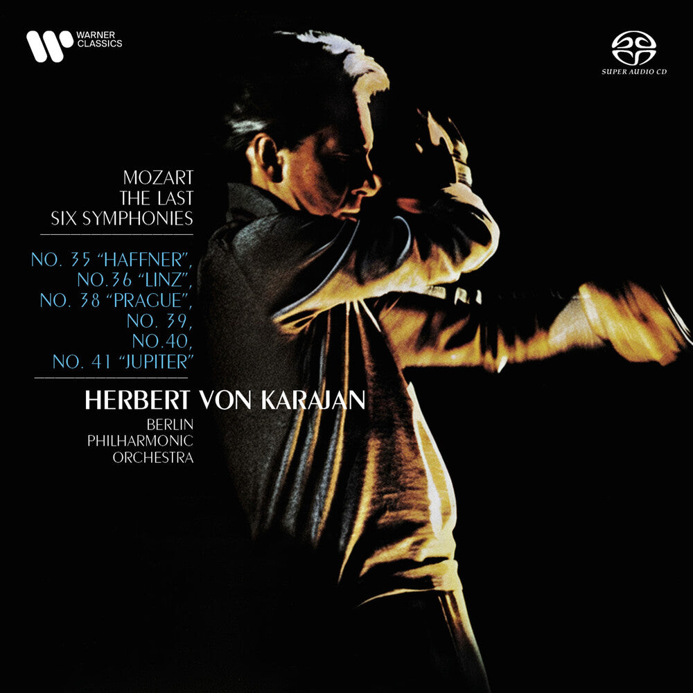 the album cover for Herbert KarajanVon - Mozart Syms 35-36 38-41 (Remastered - Hybrid Sacd)