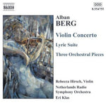 the album cover for Eri Klas - Violin Concerto / Lyric Suite / 3 Orchestra Pieces