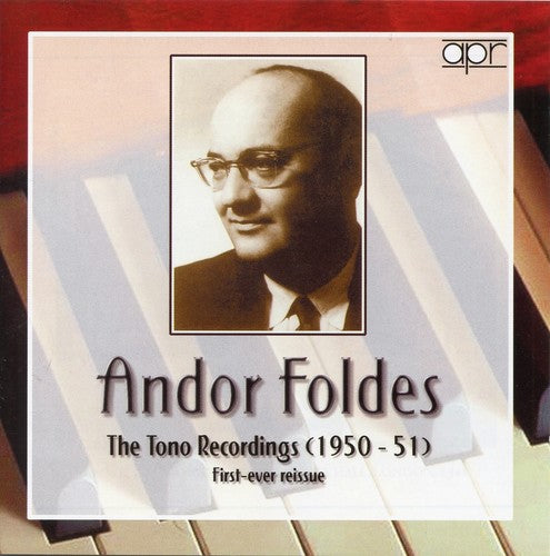 the album cover for ANDOR FOLDES - 1950-51 Tono Recordings