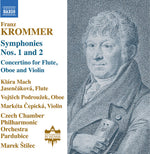 the album cover for Klara JasencakovaMach - Krommer: Symphonies Nos. 1-2